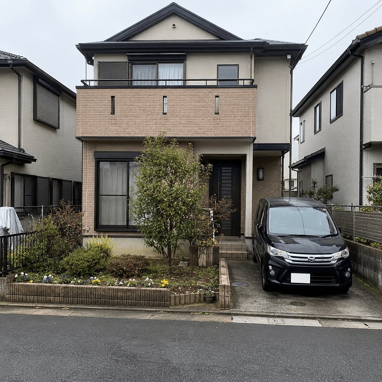 駐車場不足の施工前